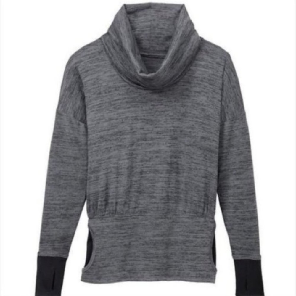 Athleta Batwing & Robin Cowl Neck Pullover Sweater Top Size Small